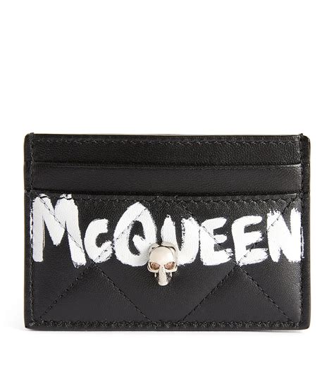 alex mcqueen graffiti card holder.